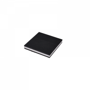 Rubberen anti-vibratie pad dacht - foam - 100x100x20 mm