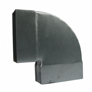 Rechthoekige korte (instort) bocht 90º horizontaal - 200mm x 40mm