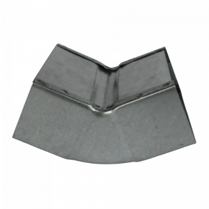 Rechthoekige (instort) bocht 45º verticaal – 100 × 40 mm