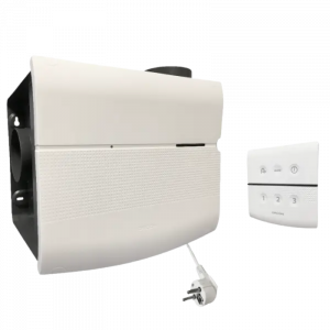 Orcon MVS-15RHB woonhuisventilator - 600 m3/h - randaarde - met ingebouwde vochtsensor - met RF-afstandsbediening