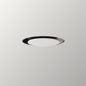 NoShow instucbaar designventiel 125mm - toevoer/afvoer - ZWART 
