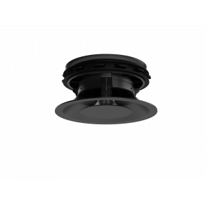 Pradovent -trim- Ø 125mm design ventiel (toevoer & afvoer) - Zwart