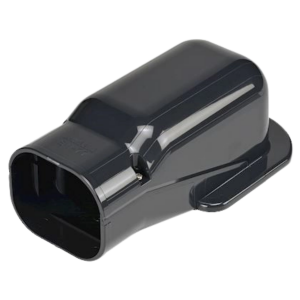 Airco muur afdekkap - Antraciet