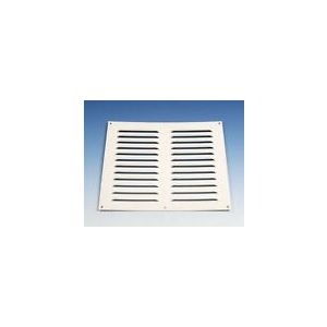 Aluminium schoepenrooster opbouw 250 x 250mm - WIT (1-2525W)