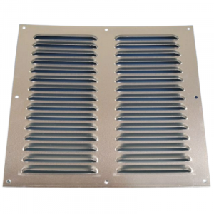 Aluminium schoepenrooster opbouw 400 x 400mm - ALU (1-4040A)