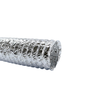 Flexibele ventilatieslang ongeïsoleerd| aluminium | diameter 160 mm | lengte 6 meter