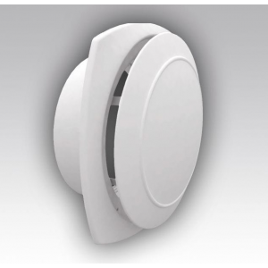 Kunststof verstelbaar luchtventiel | afvoer | diameter 125 mm | met flens