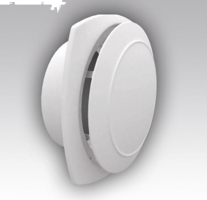 Kunststof verstelbaar luchtventiel | afvoer | diameter 160 mm | met flens