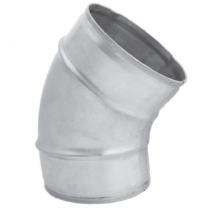 Bocht 45º | diameter 450mm | geperst
