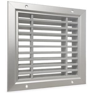 Brandwerend lamellenrooster 200 x 200mm