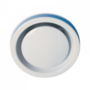 Brandwerend afvoerventiel rond - Ø 100mm - wit