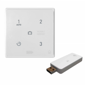 Brink draadloze schakelaar met zender/ontvanger voor Flair en Ease WTW units