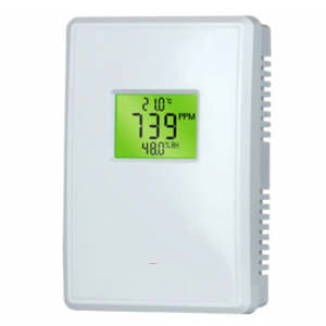 CO2 meter met ventilator aansturing op CO2 waarde aan/uit - 230V - incl. temperatuurmeter