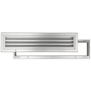 Deurrooster aluminium LxH 300 x 100mm (binnen- en buitendeur) (G34-3010AA)