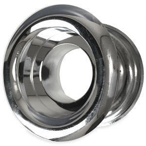 Rond deurrooster Ø40mm - kunststof chrome