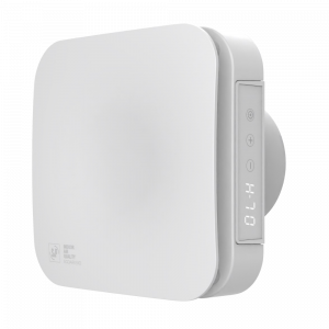 Badkamer/toilet ventilator Soler & Palau ECOAIR EVO HT - Ø 100mm - met nalooptimer & vochtsensor - 100 m3/h