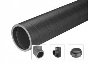 Ubbink Aerfoam - Geïsoleerd leidingsysteem Ø180mm - L=1000mm - 0188209