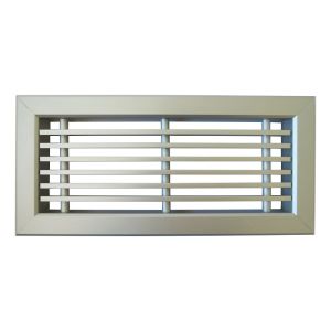 Vloerrooster 250 x 100 mm - LUXE LIJN - aluminium