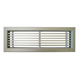 Vloerrooster 350 x 100 mm - LUXE LIJN - aluminium