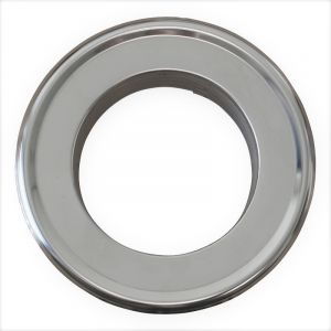 Afwerkrozet | diameter 125 mm | RVS