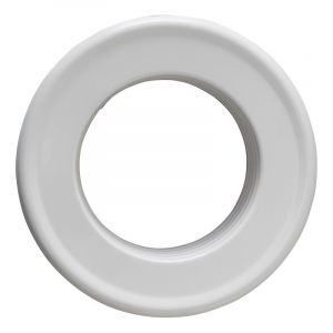 Afwerkrozet | diameter 125 mm | wil aluminium