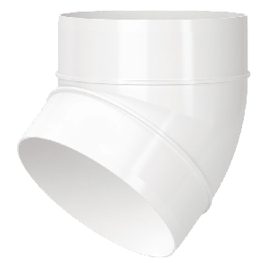 Kunststof bocht 45° | diameter 100 mm