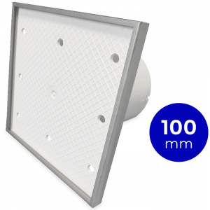 Whisper Pro-Design badkamerventilator - Ø100mm - aan/uit - Tegelfront