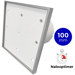Whisper Pro-Design badkamerventilator - Ø100mm - met nalooptimer - Tegelfront