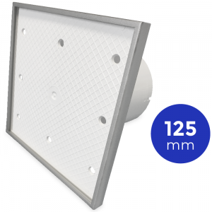 Whisper Pro-Design badkamerventilator - Ø125mm - aan/uit - tegelfront