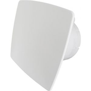 Pro-Design badkamerventilator - TIMER + VOCHTSENSOR (KW125H) - Ø 125mm - WIT *Bold-Line*