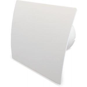 Pro-Design badkamer/toilet ventilator - MET TIMER (KW125T) - Ø125mm - kunststof - wit