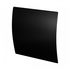 Whisper Pro-Design badkamerventilator - Ø100mm - met nalooptimer - gebogen kunststof - mat zwart