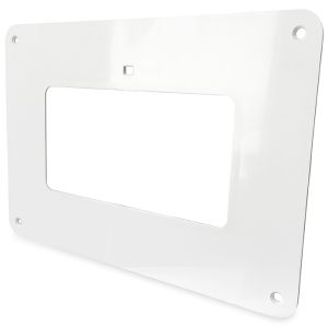 Kunststof afdekplaat voor kanaal 120 x 60mm