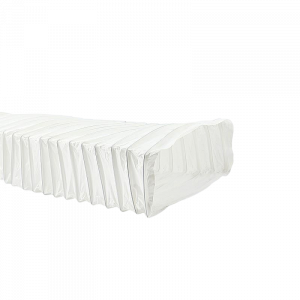 Flexibele slang rechthoekig 110 x 55mm (lengte 3m) | Wit
