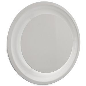Rond plafondrooster opbouw | instelbaar uitblaaspatroon | diameter 315 mm | staal | wit