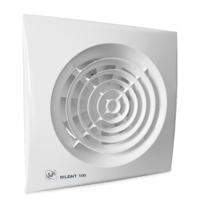 S&P badkamerventilator | SILENT100CRIZ | diameter 100 mm | met vertraagde start en timer