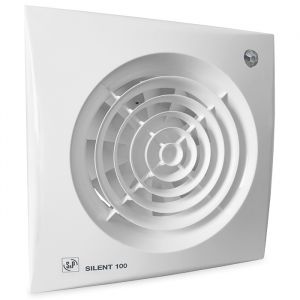 S&P badkamerventilator | SILENT100CDZ | diameter 100 mm | met timer en bewegingssensor