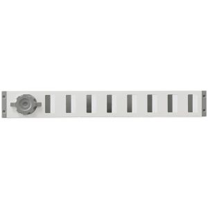 Aluminium afsluitbaar schuifrooster opbouw 500 x 65mm - WIT (3-5006W)
