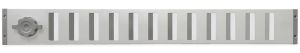 Aluminium afsluitbaar schuifrooster opbouw 750 x 90mm - ALU (3-7509AA)