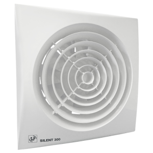 S&P badkamerventilator | SILENT300CHZ | diameter 150 mm | met timer en vochtsensor