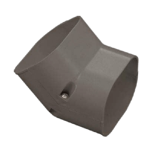 Airco stijgende bocht 45° | bruin