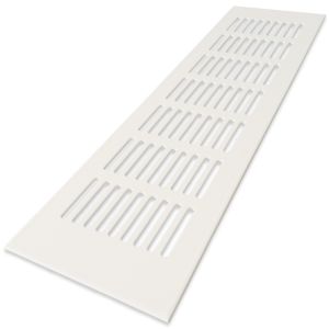 Ventilatiestrip aluminium LxH 300 x 80mm (G61-3008W) - WIT RAL9010