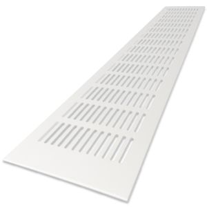 Ventilatiestrip aluminium LxH 400 x 100mm (G61-4010W) WIT RAL9010