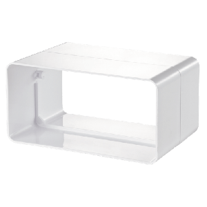 Kunststof verbinding voor kanaal 120 x 60mm