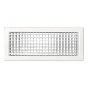 Wandrooster VTA-8110D (INBOUW) staal - 300x100mm – met dubbele instelbare schoepen