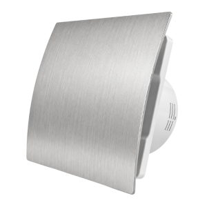 Whisper Pro-Design badkamerventilator - Ø125mm - aan/uit - kunststof - zilver
