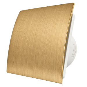 Whisper Pro-Design badkamerventilator - Ø125mm - met nalooptimer + vochtsensor - kunststof - goud
