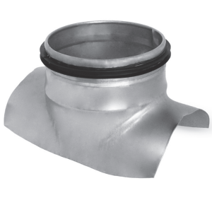 Zadelstuk | diameter 200 mm | aftakking 90° diameter 200 mm | SAFE