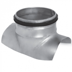Zadelstuk | diameter 80 mm | aftakking 90° diameter 80 mm