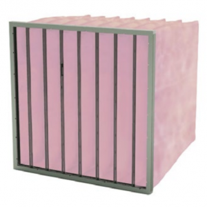 Zakkenfilter | 490 x 592 x 600 mm | 6 zakken | glasvezelmedium | F7